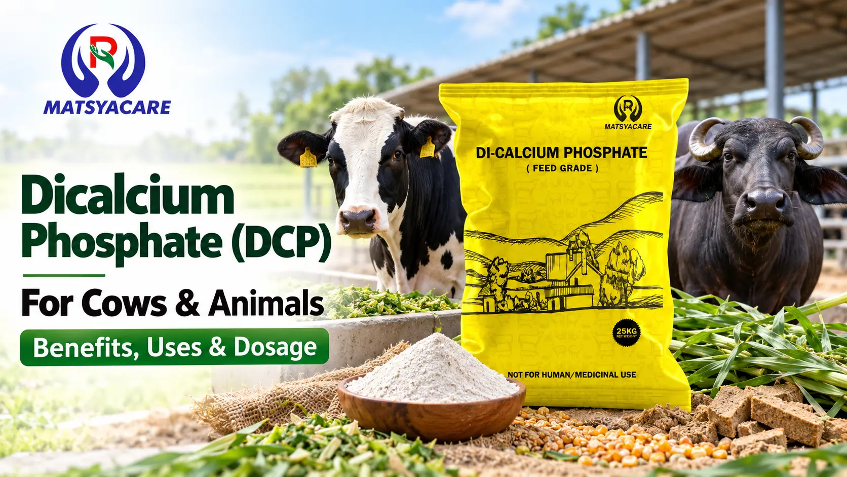Dicalcium Phosphate (DCP) for Cows & Animals: Benefits, Uses & Dosage