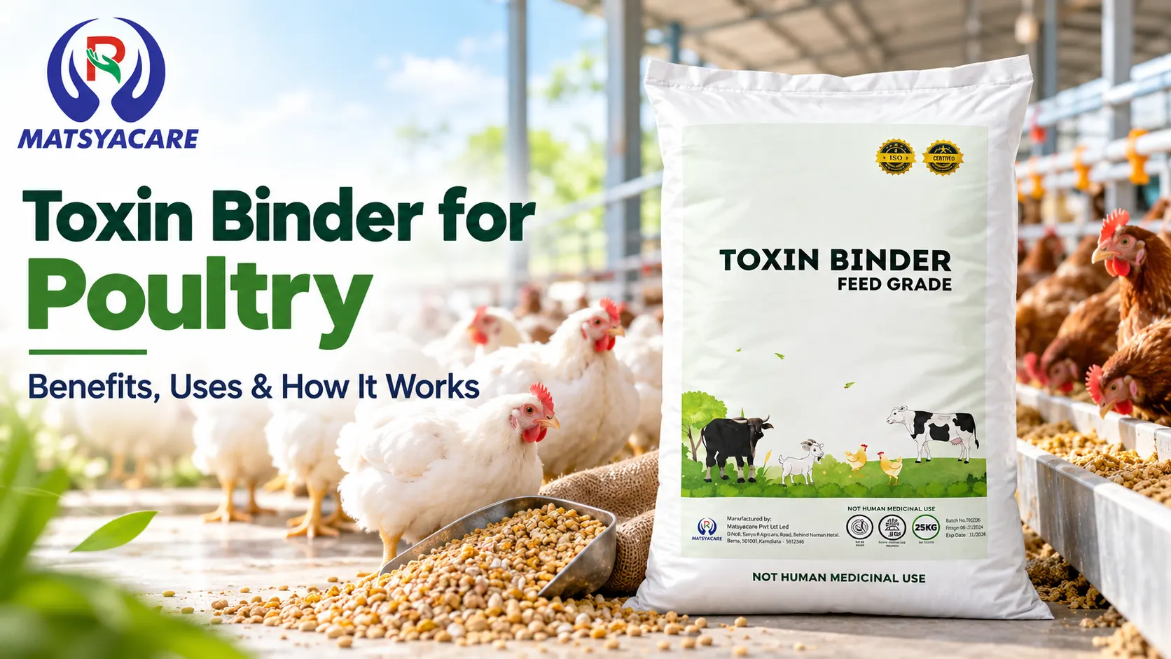 Toxin Binder for Poultry: Benefits, Uses & How It Works